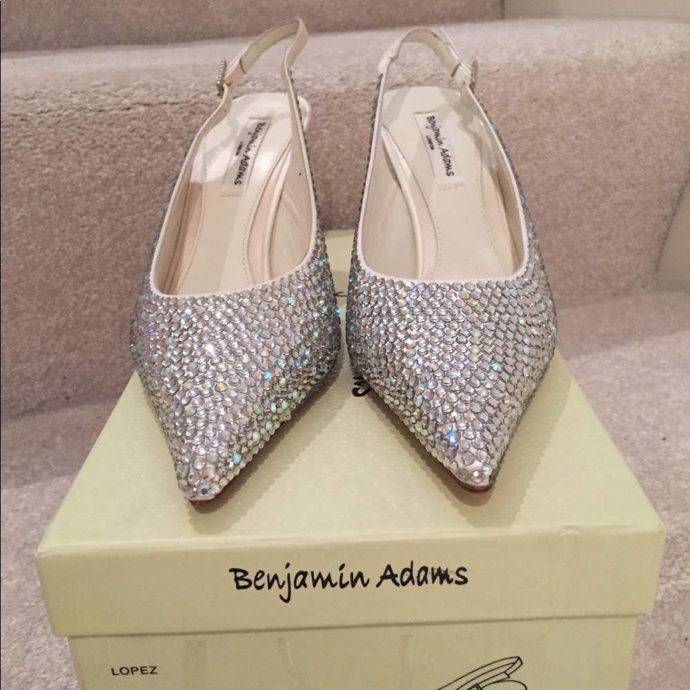 Benjamin Adams Rhinestone Pumps